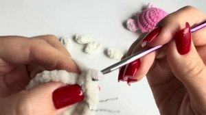 Черепашка крючком из плюшевой пряжи для начинающих // ?