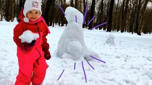 Снеговик динозавровик