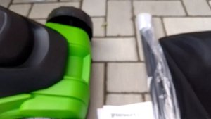 Распаковка — Газонокосилка электрическая Greenworks GD1200LM3