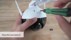 Как установить и настроить наружную поворотную камер?