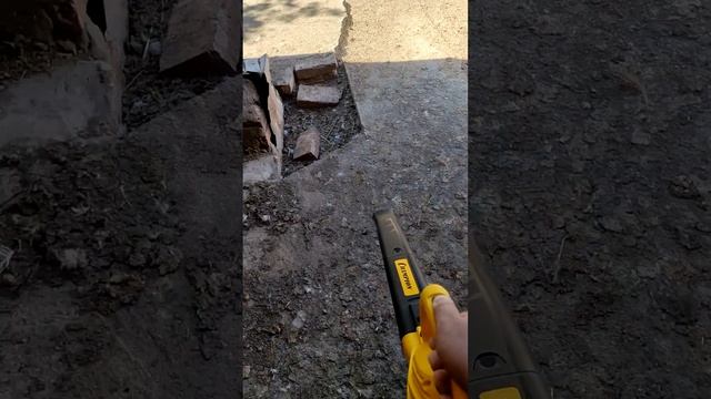 Демонстрация работы электрической воздуходувки Champion