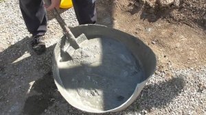 Замешиваю бетон без бетономешалки из отсева // Самый п?