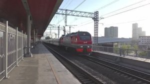 Электровоз ЭП2К-397 (ТЧЭ-6) со скорым поездом №089А Санкт-Петербург - Волгоград.