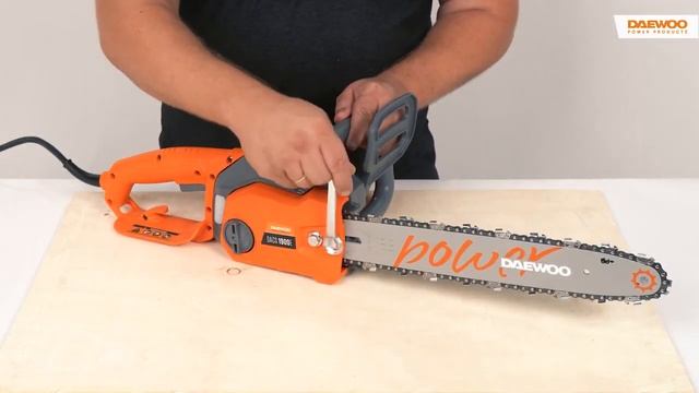Правильная установка цепи на пилу. Цепные пилы DAEWOO смотреть онлайн
