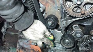 Ситроен 2.1 дизель установка ГРМ Citroen 2.1 diesel timing belt installati