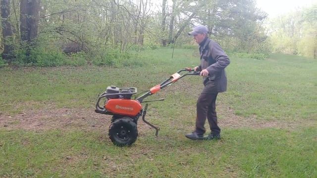 Швидкість культиватора husqvarna tf 230 на колесах 4.00-8 #хускв смотреть онлайн