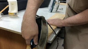 Ремонт подлокотников дивана с изменениями.