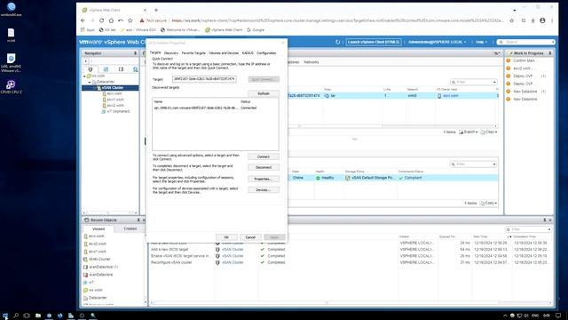 vSAN Cluster как Система хранения данных. СХД на vSphere смотреть онлайн