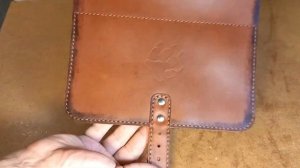 Вместительная сумка из кожи своими руками. Выкройка в