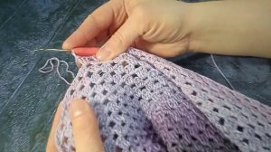 Как сформировать V-образный вырез на кардигане из шест