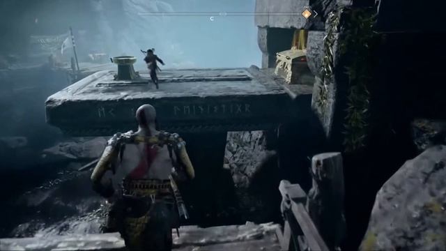 God of war .15.Пещера ведьмы.Фрея