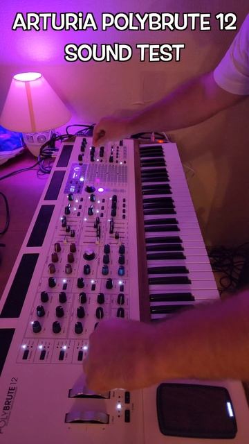 Крутой аналоговый синтезатор Arturia PolyBrute 12 тесты звука. смотреть онлайн
