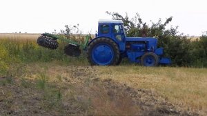 Т40 дискова борона в роботі