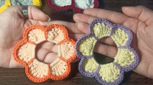 Трендовая резинка для волос крючком. мастер-класс по вязанию