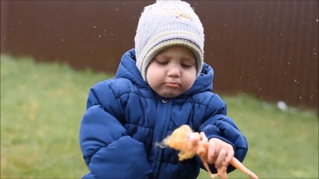 Октябрь-2016...Первый снежок!