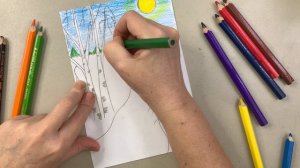 КАК НАРИСОВАТЬ ВЕСНУ 🌳 УРОК ИЗО