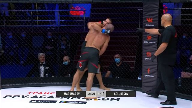 Егор Голубцов vs Висхан Магомадов ACA 113 смотреть онлайн