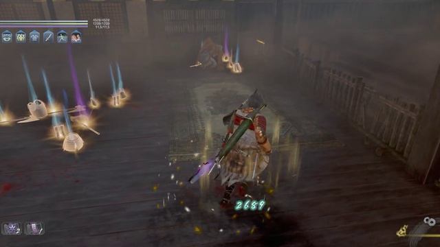 Nioh 2 - Разрушительные ветра. Спамим из средней стойки. смотреть онлайн