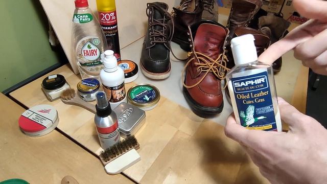 мой рецепт обработки ботинок Red Wing