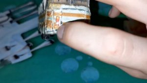 Модель автобуса ЛАЗ-699 1/64 из бумаги