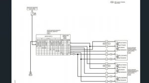 Nissan Qashqai J10 электросхема зеркал