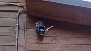 Камера видеонаблюдения wifi уличная поворотная с датчи?
