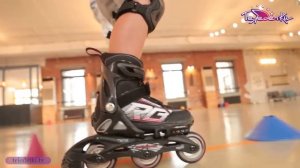 Ребенок на роликах   Как научить ребенка кататься на р?