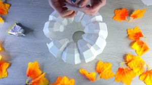 Тыква Паперкрафт на HALLOWEEN | Как сделать тыкву из бумаги