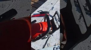 Бензопила Husqvarna, ремонт. Масло не смазывает цепь во вре