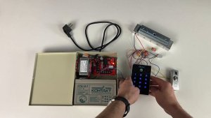 Комплект СКУД Ps-Link KIT-T12EM-180UPS с блоком резервного питания и панелью на 2000 пользователей