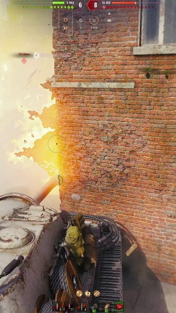 Умная игра! - T110E3 ➜ 8 Фрагов 9K Урона - #shorts #wot #T110E3 #миртанков