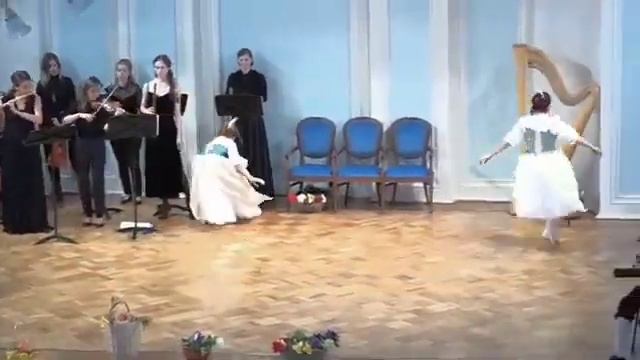 Dance with baskets. Charles Perrault "Puss in Boots". Танец с корзинами (Кот в ?