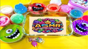АСМР слайм💖смешиваем магазинный слайм💖