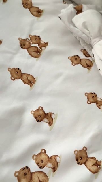 Набор в кроватку и конверт Облако бежевый Набір у ліже смотреть онлайн