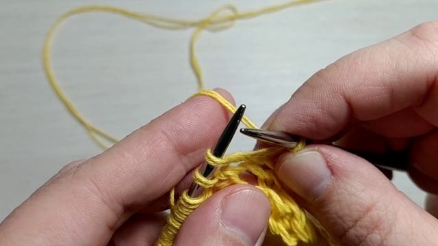 Ажурный узор спицами. смотреть онлайн