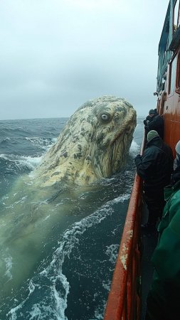 Рыбаки встретили в море чудовище. Возвращение доисторических существ?