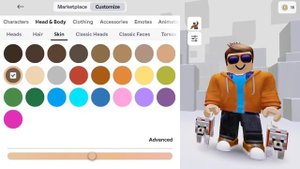 Как сделать цвет кожи в роблоксе