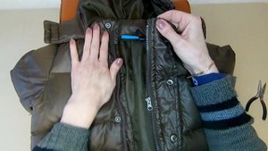 Ремонт молнии на куртке.Тракторная молния расходится