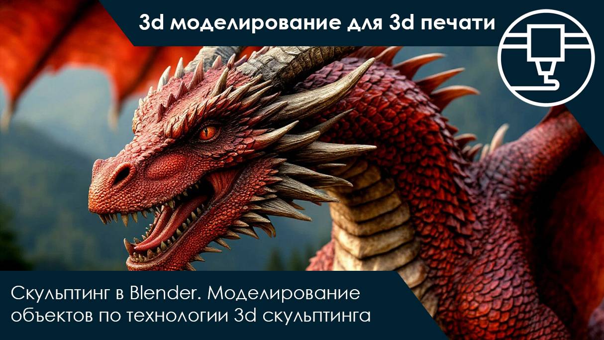 3d моделирование для 3d печати | Скульптинг в Blender | #3dprinting #3dmodeling #sculpting