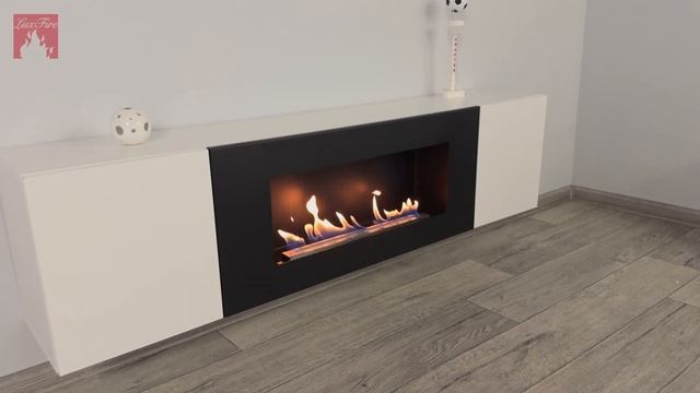 Тумба универсальная Lux Fire "Байкал" 1600, белый, с биокамин смотреть онлайн