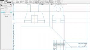 создание трех видов в компас 3D