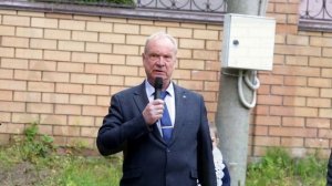 В Волжске (Марий Эл) открыли памятный знак в честь Героя России Валерия Иванова