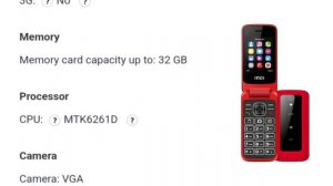 INOI 245R | Стильный телефон с радио без наушников