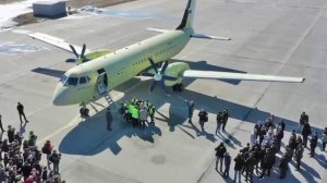 Новый Ил-114-300 — красивый российский самолет
