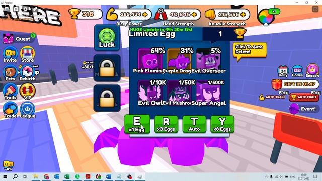 Я самый сильный человек в мире! Arm Wrestle Simulator смотреть онлайн