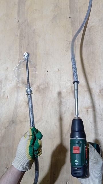 Трос сантехнический с цепной насадкой под шуруповерт смотреть онлайн