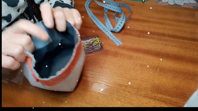 Текстильные корзинки из мебельной ткани. Textile baskets made of смотреть онлайн