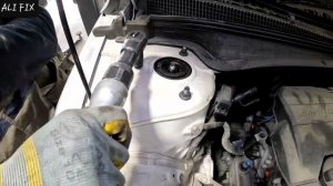 замена передней стойки и пружины ... hyundai elantra 2021-2025 (кру?