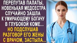 Перепутав палаты, новенькая медсестра случайно зашла к умирающему богачу в глубокой коме... Но...