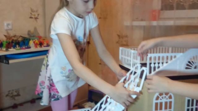 Класный домик для барби и мебель смотреть онлайн